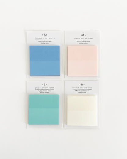 Square Opaque Sticky Notes