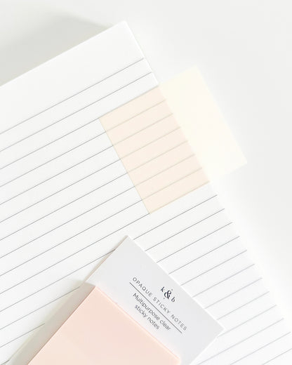 Square Opaque Sticky Notes