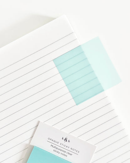 Square Opaque Sticky Notes