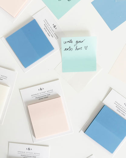 Square Opaque Sticky Notes