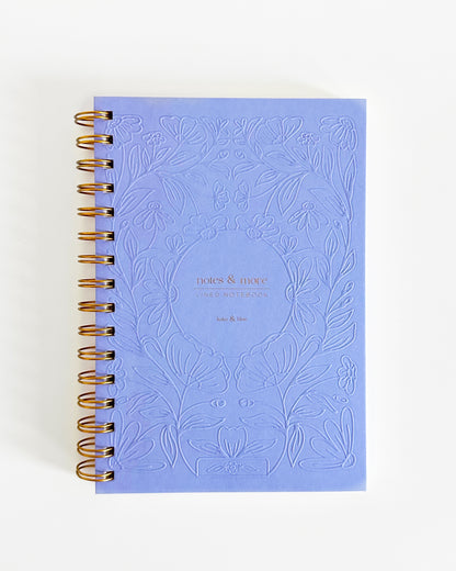 Deep Blue Lined Notebook