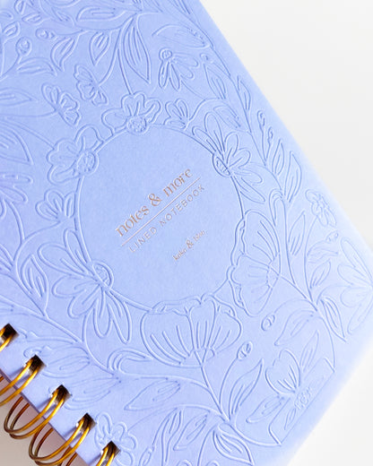 Deep Blue Lined Notebook