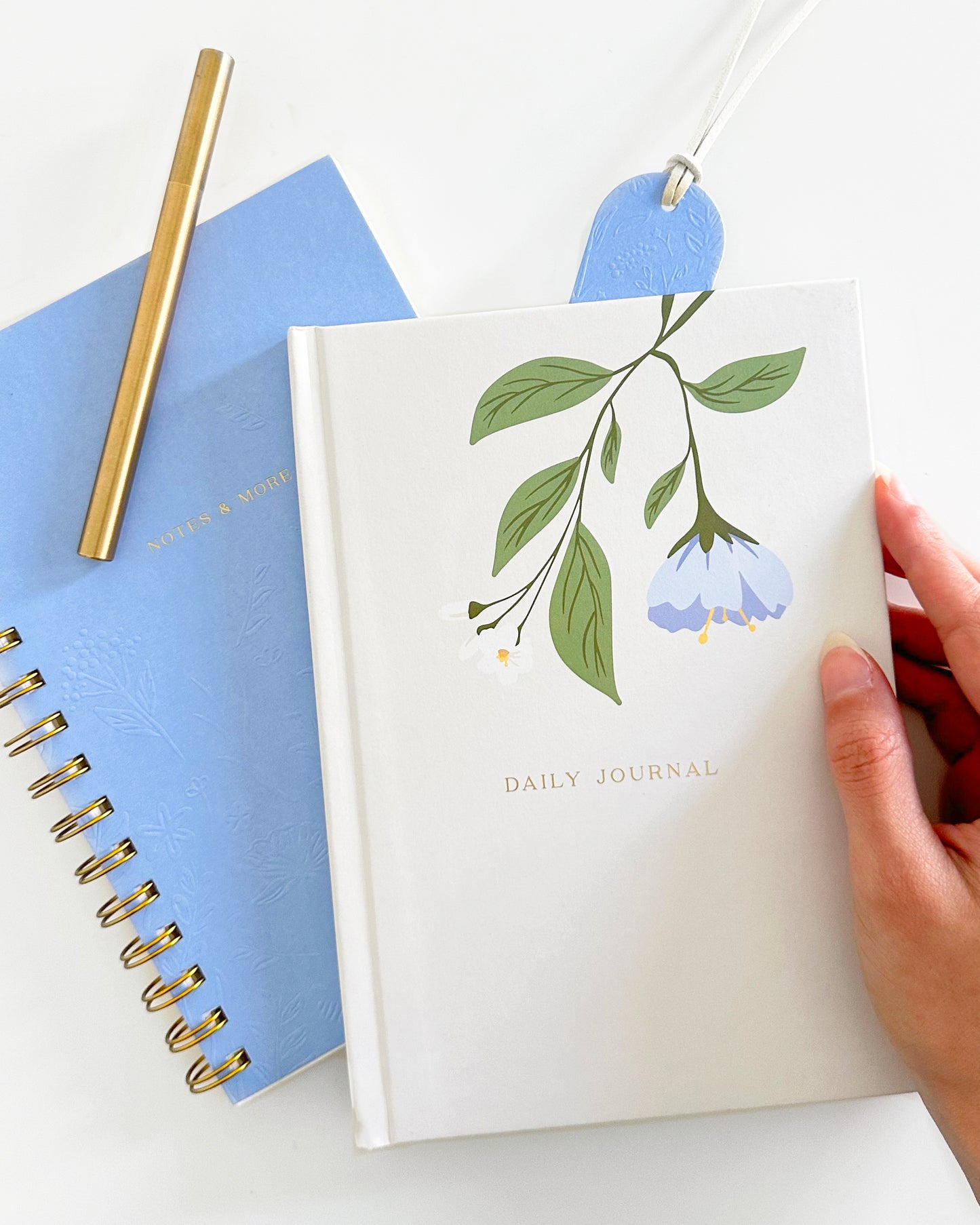 Gift Set - Blue Daily Notebook & Journal