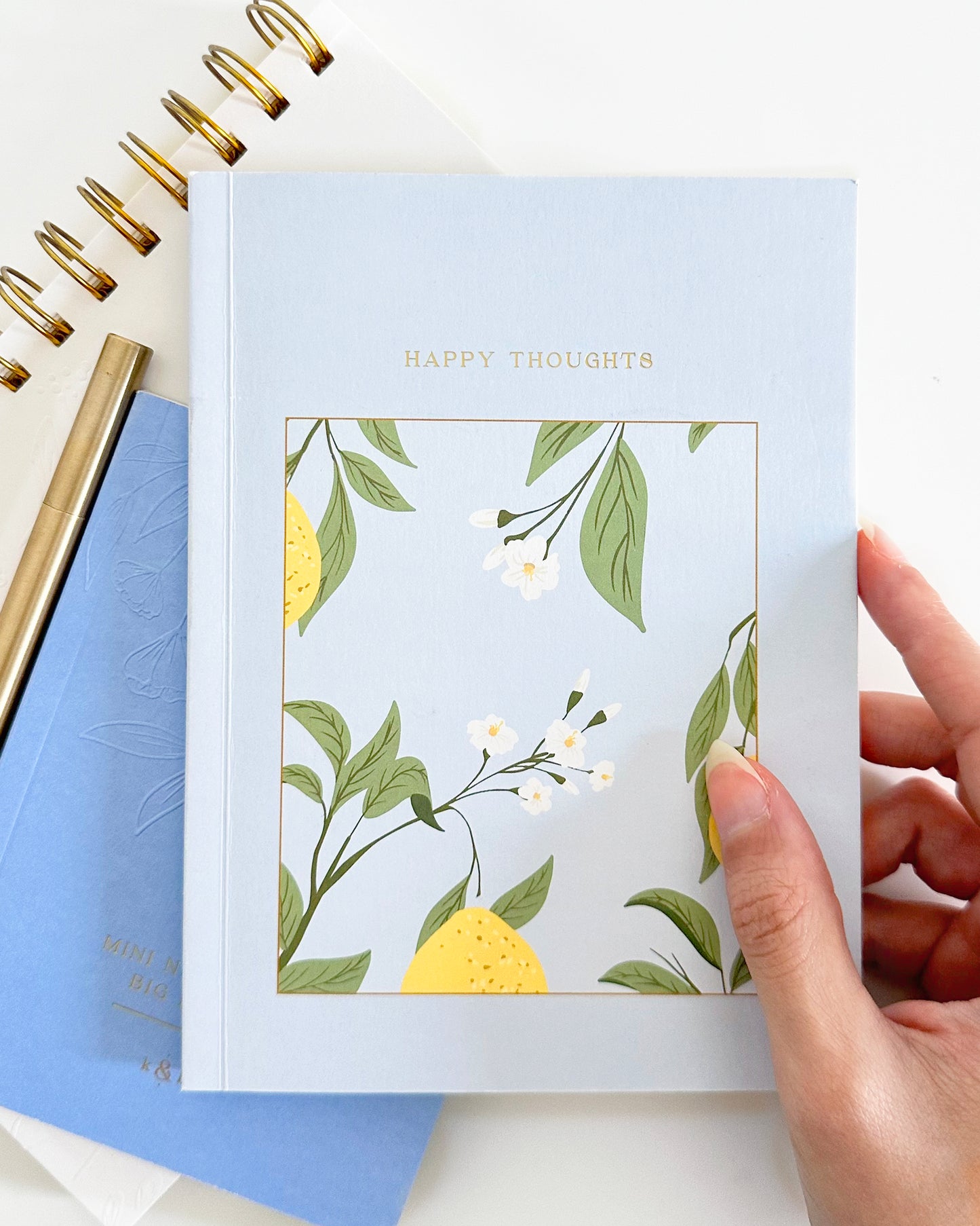 Gift Set - Happy Thoughts & Lined Notebooks