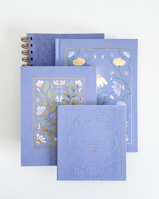 Deep Blue Desk Set