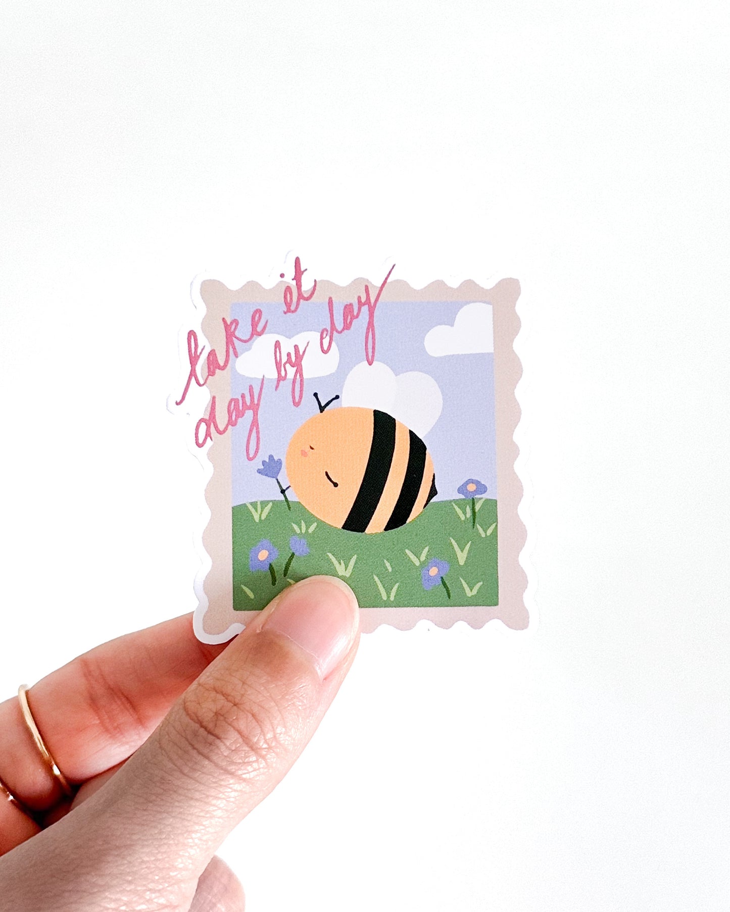 Beeatrice in the Garden Sticker