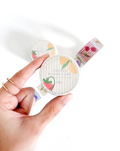 Fruity Stamp Washi Tape