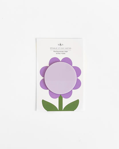 Lilac Flower Sticky Notes