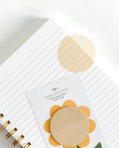 Yellow Flower Sticky Notes