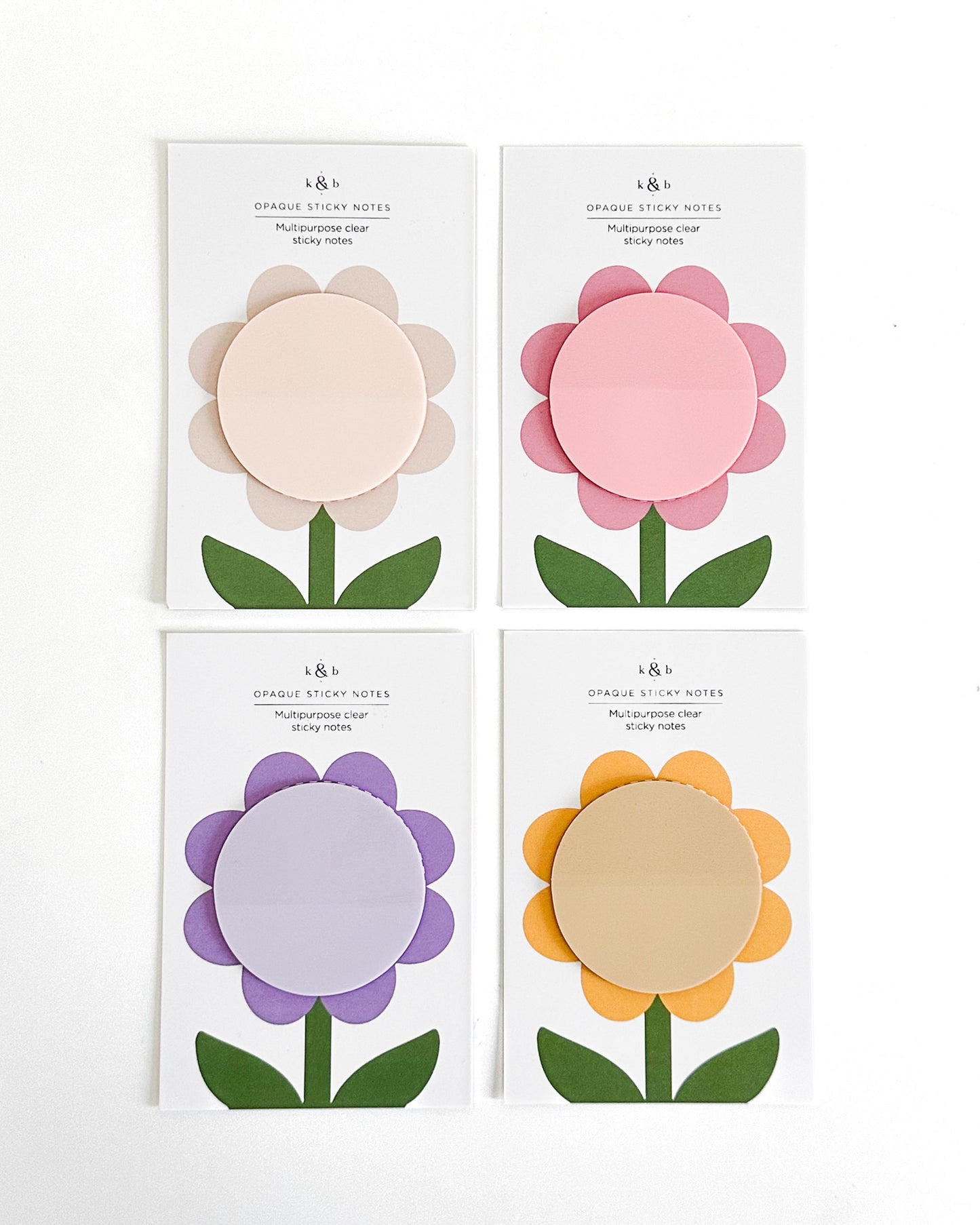 Yellow Flower Sticky Notes