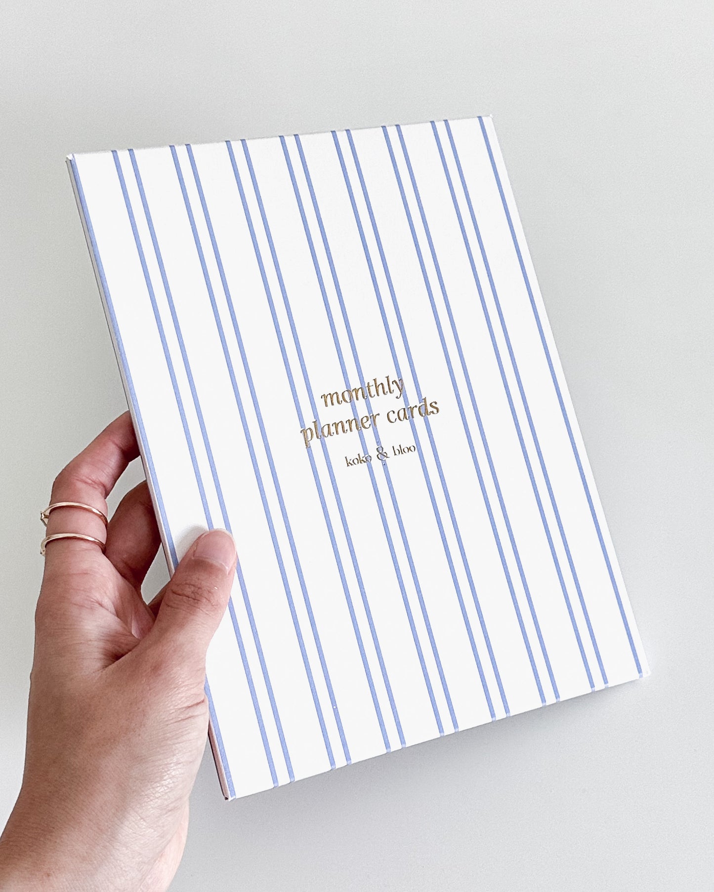 Monthly Planner Cards