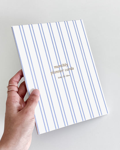 Monthly Planner Cards