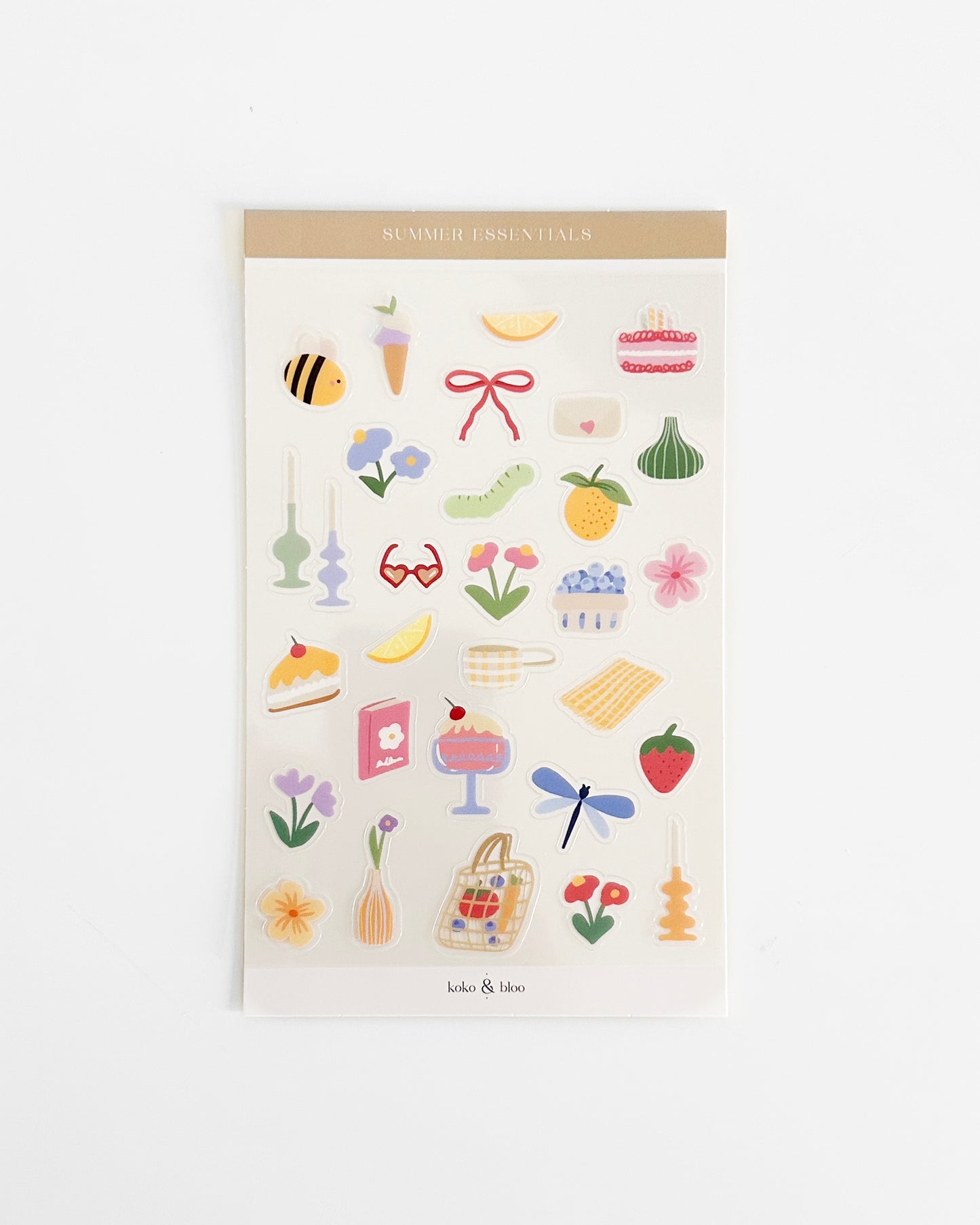 Summer Essentials Stickers