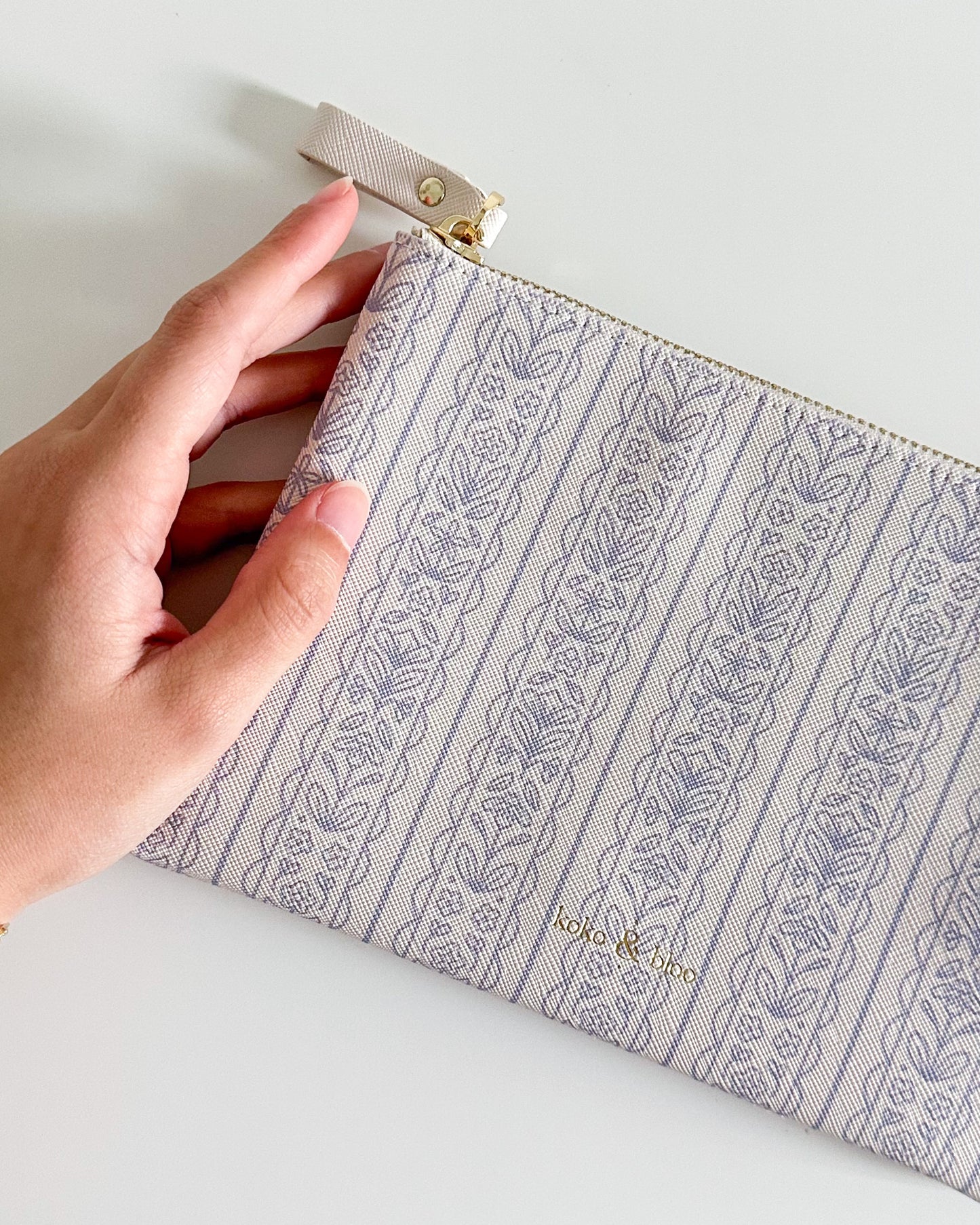 Blue Lace Pouch