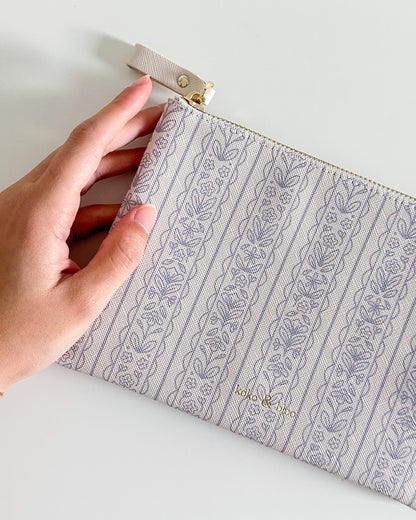 Blue Lace Pouch