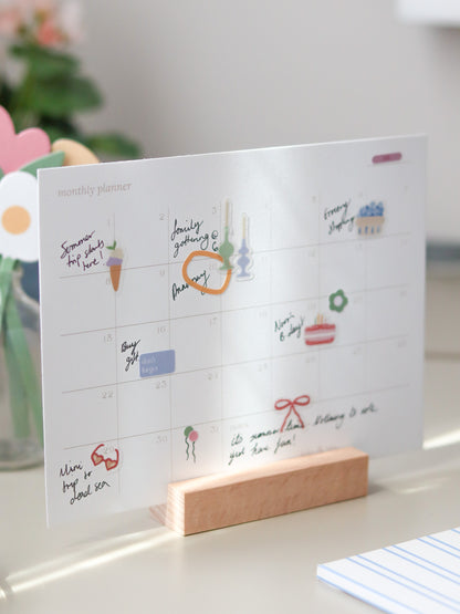 Monthly Planner Cards