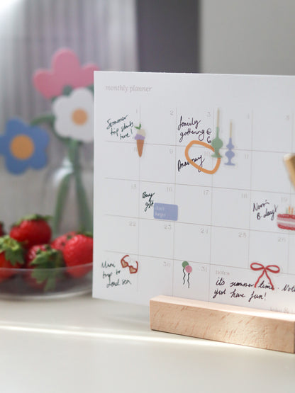 Monthly Planner Cards
