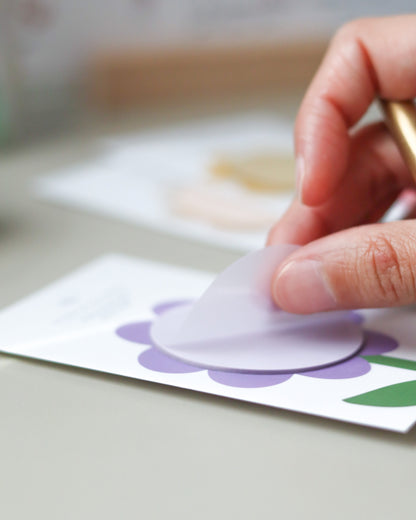 Lilac Flower Sticky Notes