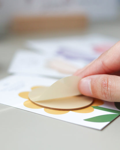 Yellow Flower Sticky Notes