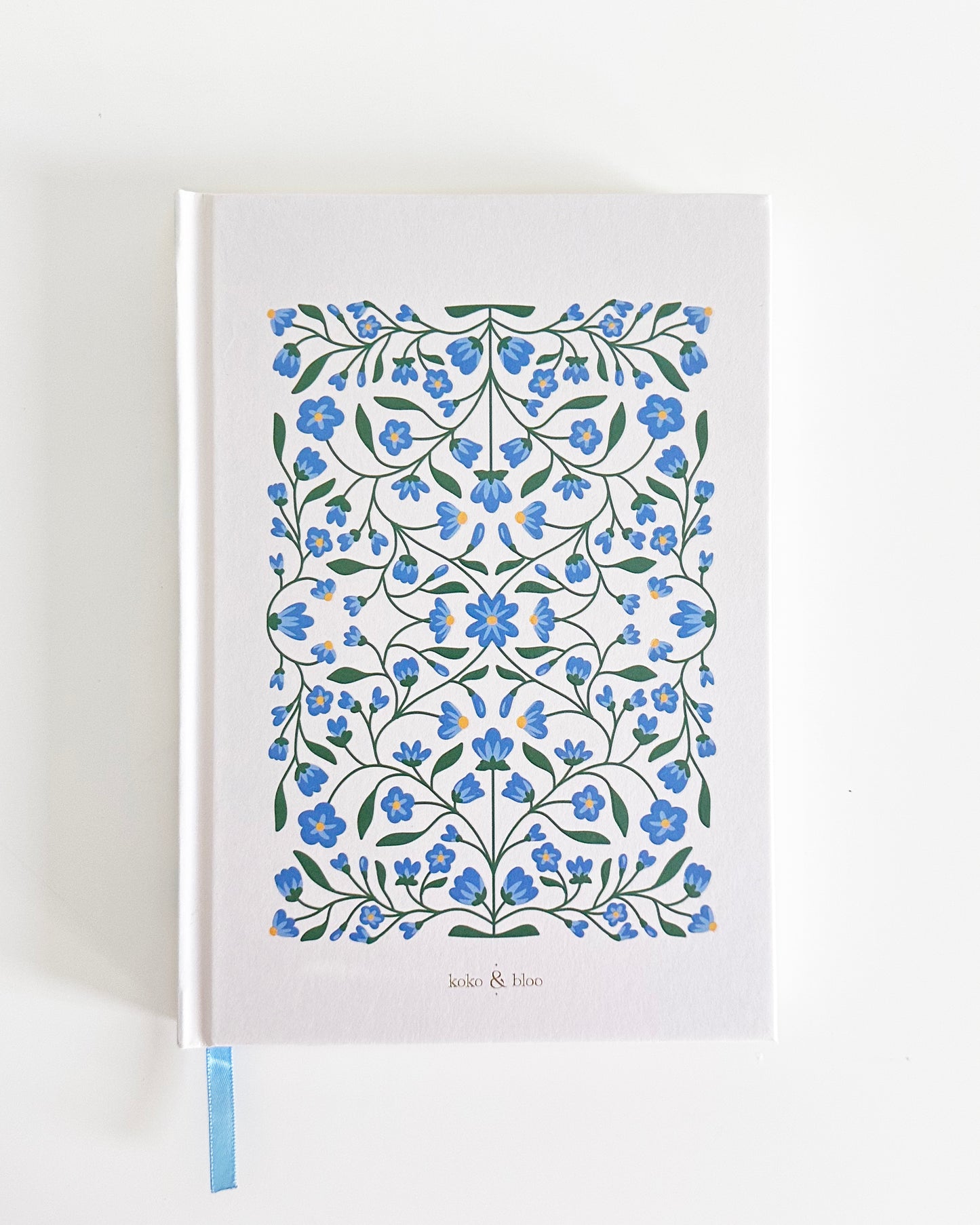 Arabic/English Lined Journal - Soft Bloo