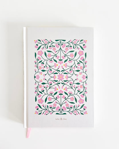 Arabic/English Lined Journal -Rosy Pink