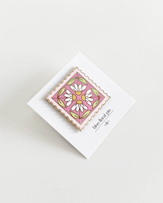 Pink Stamp Pin