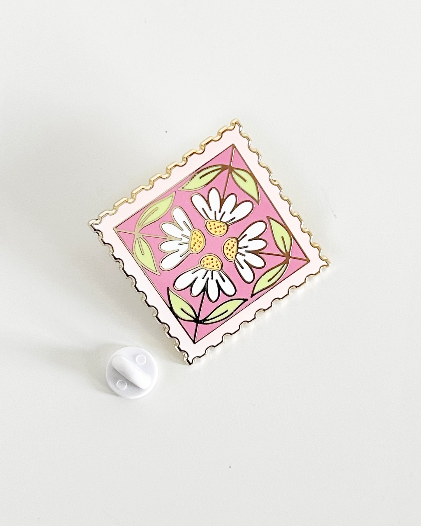 Pink Stamp Pin