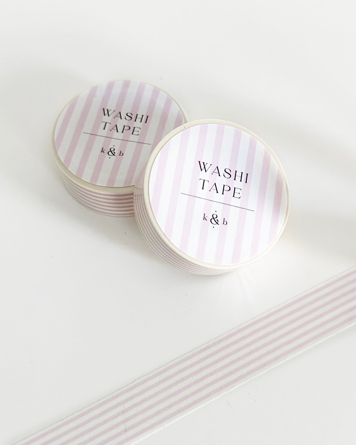 Pink Stripes Washi Tape