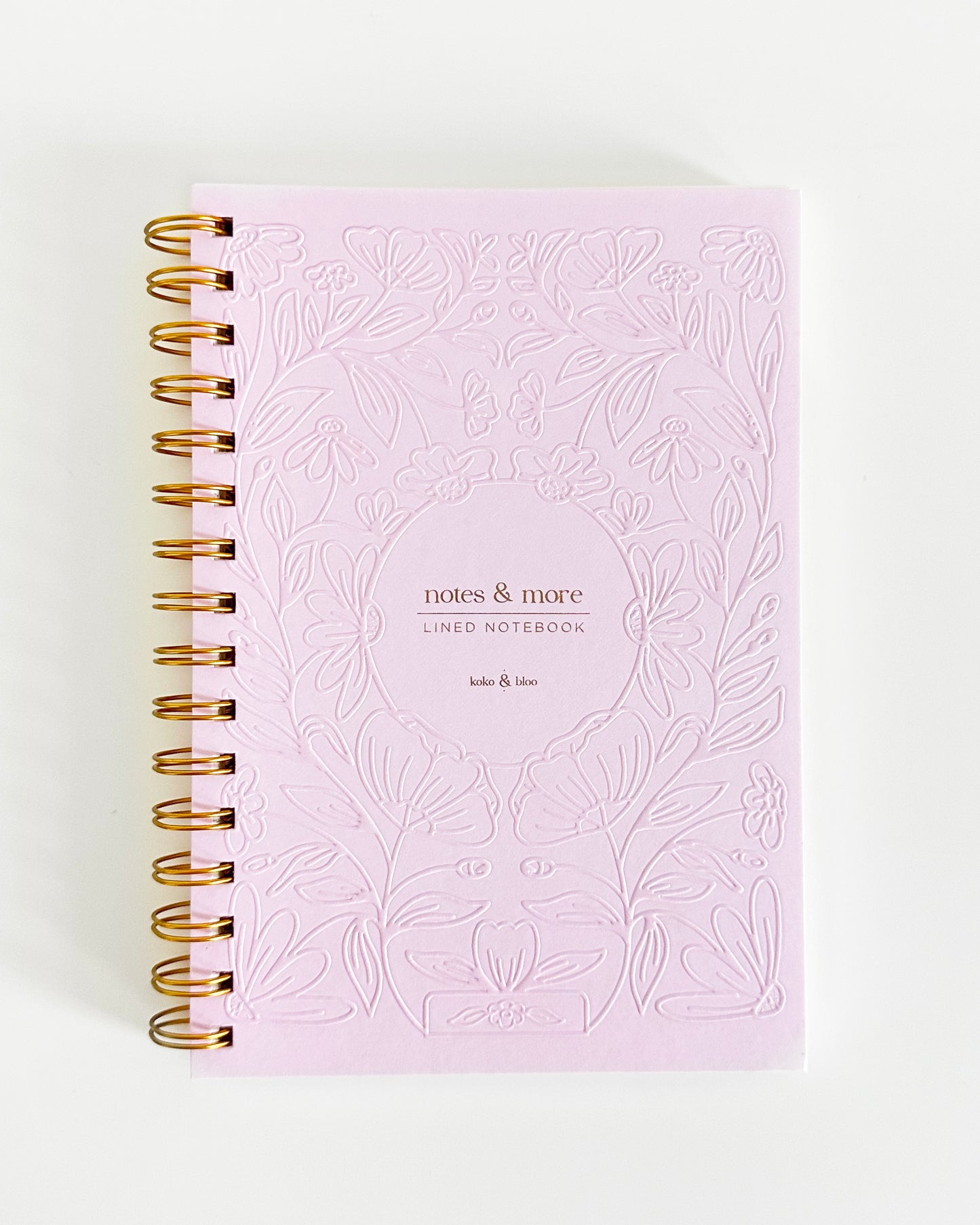 Pink Lined Notebook