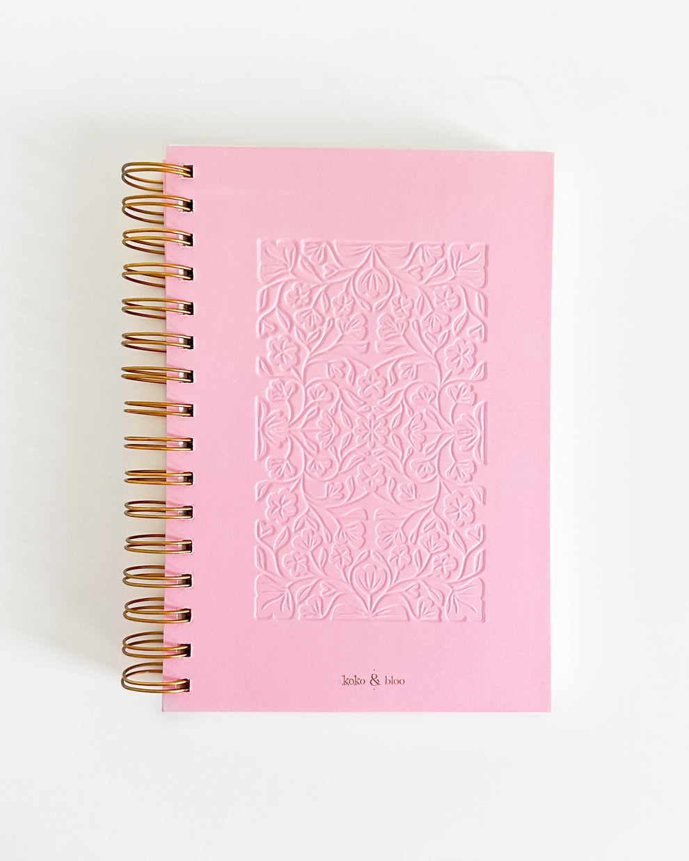 Lined Spiral Notebook -Rosy Pink – koko & bloo