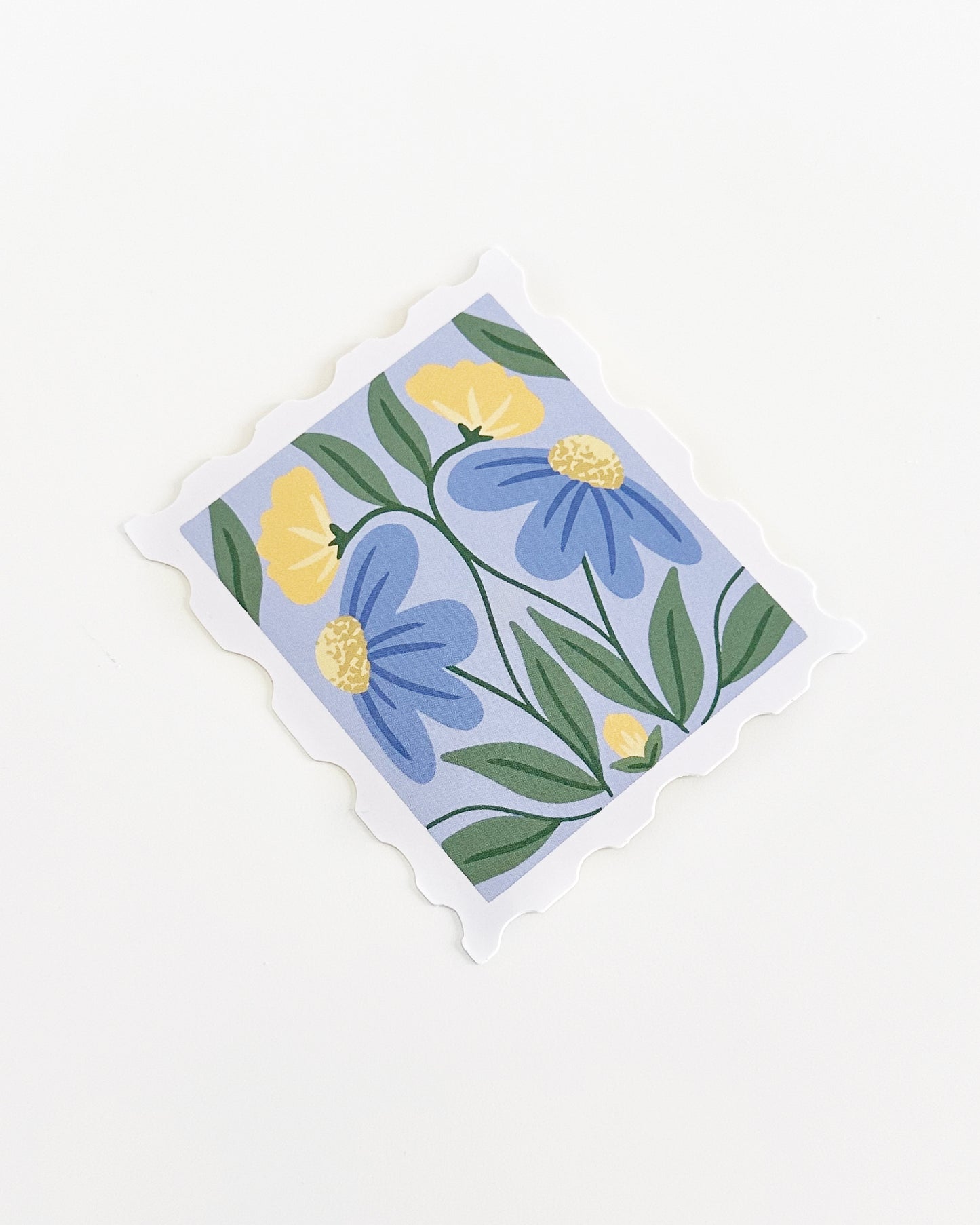 Floral Stamp Sticker