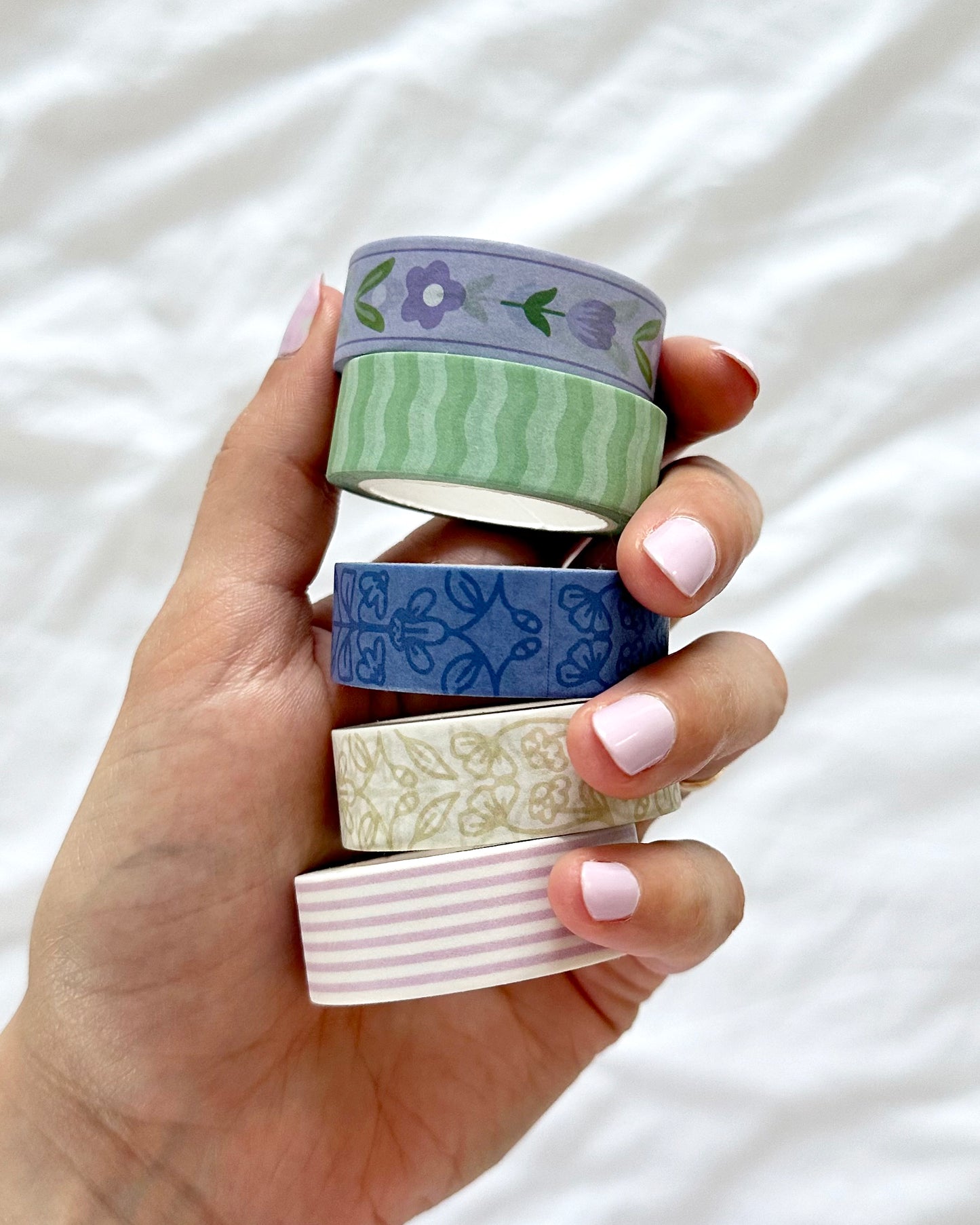 Purple Florals Washi Tape