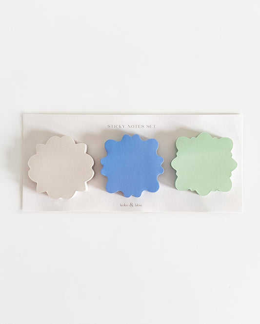 Meadow Sticky Notes - Soft Bloo