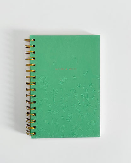 Bundle - Green & White Lined Notebook