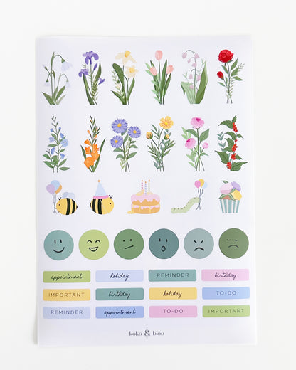 Functional Sticker Sheet Set