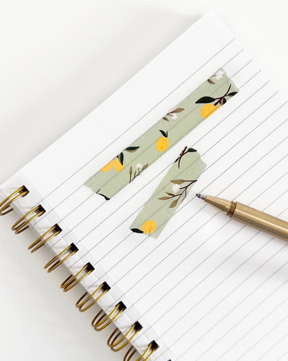 Floral Green Washi Tape