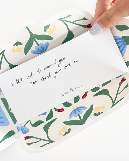Floral Yellow Gift Card