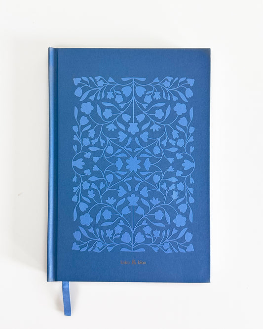 Arabic/English Lined Journal - Midnight Bloo