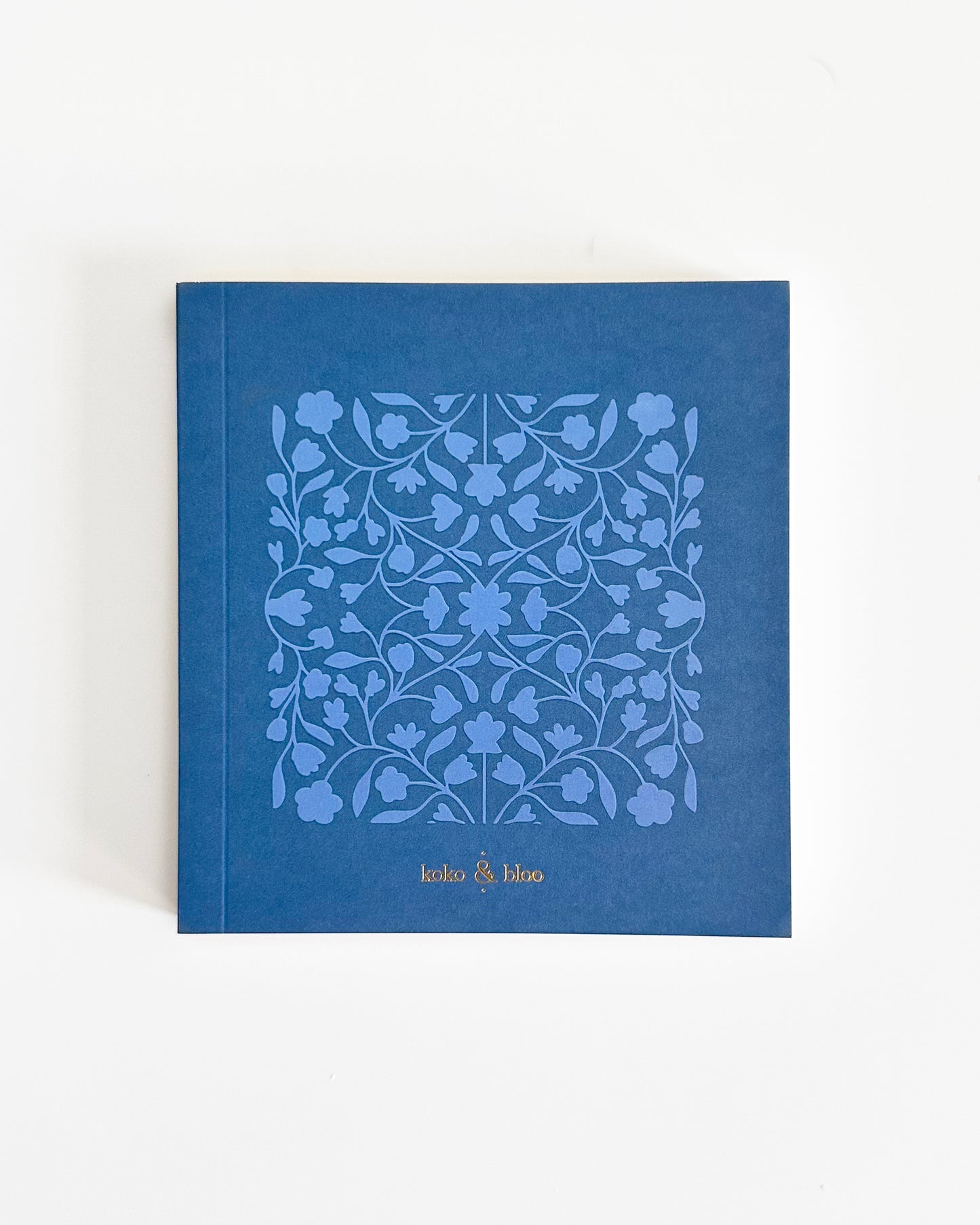 Mini Notebook - Midnight Bloo