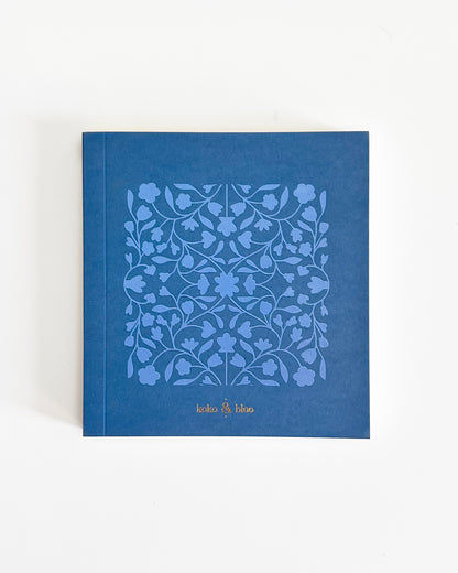 Mini Notebook - Midnight Bloo