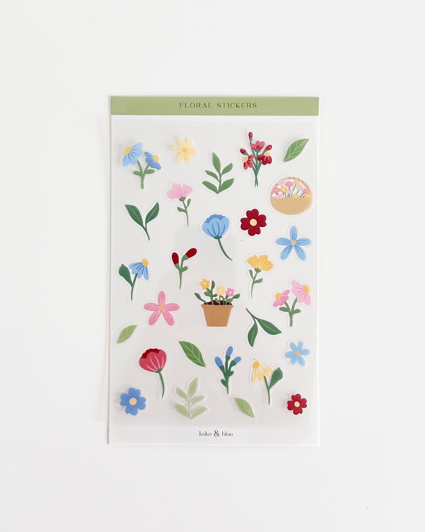 Florals Only - Sticker Sheet