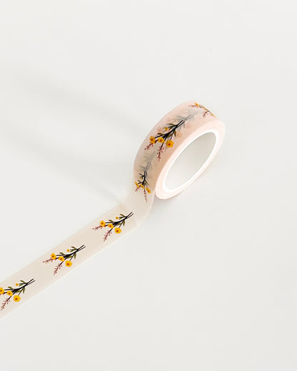 Peach Floral Washi Tape