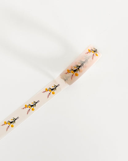 Peach Floral Washi Tape