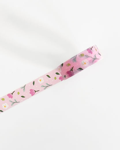 Pink Floral Washi Tape