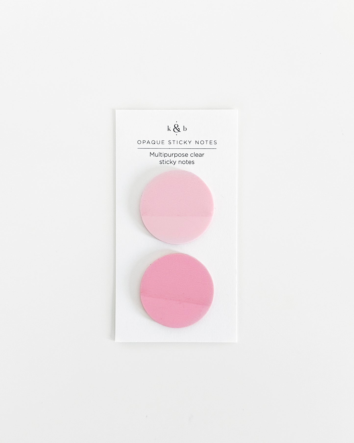 Circular Opaque Sticky Notes