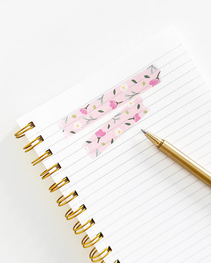 Pink Floral Washi Tape