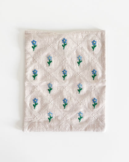 Linen Pouch - Bloo Florals