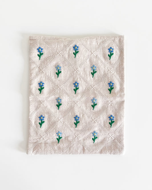 Linen Pouch - Bloo Florals