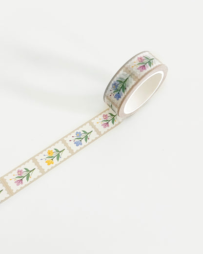 Floral Stamps Washi Tape