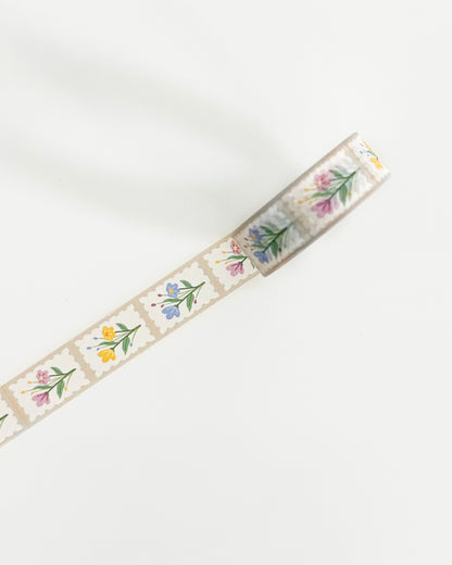 Floral Stamps Washi Tape